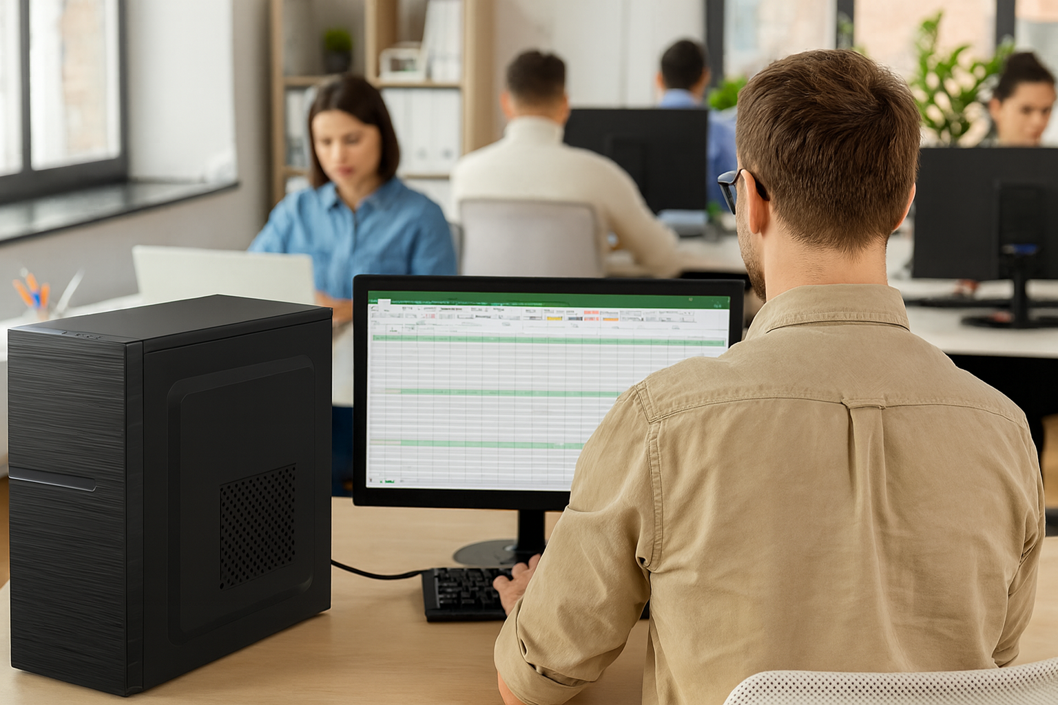 Computador Crystal com Intel i5-14400 14ª geração: 10 núcleos, 16GB RAM e SSD 512GB. Desempenho profissional com 2 anos de garantia. Confira!