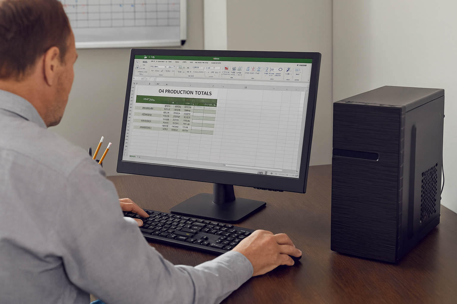 Computador Crystal com AMD Ryzen 5 4500, 8GB RAM e SSD NVMe 256GB. Desktop confiável para trabalho, estudo e home office. 2 anos de garantia!